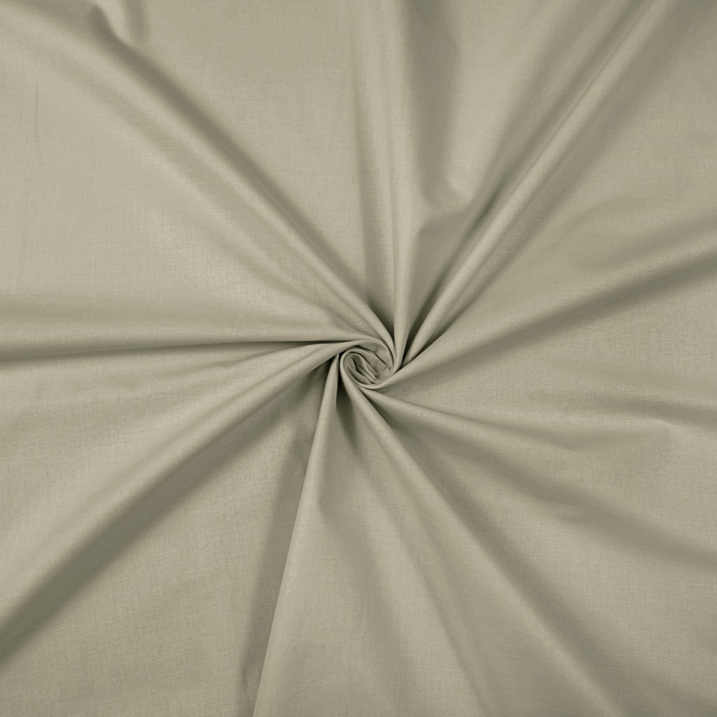 Taupe plain cotton - 220cm (DT)