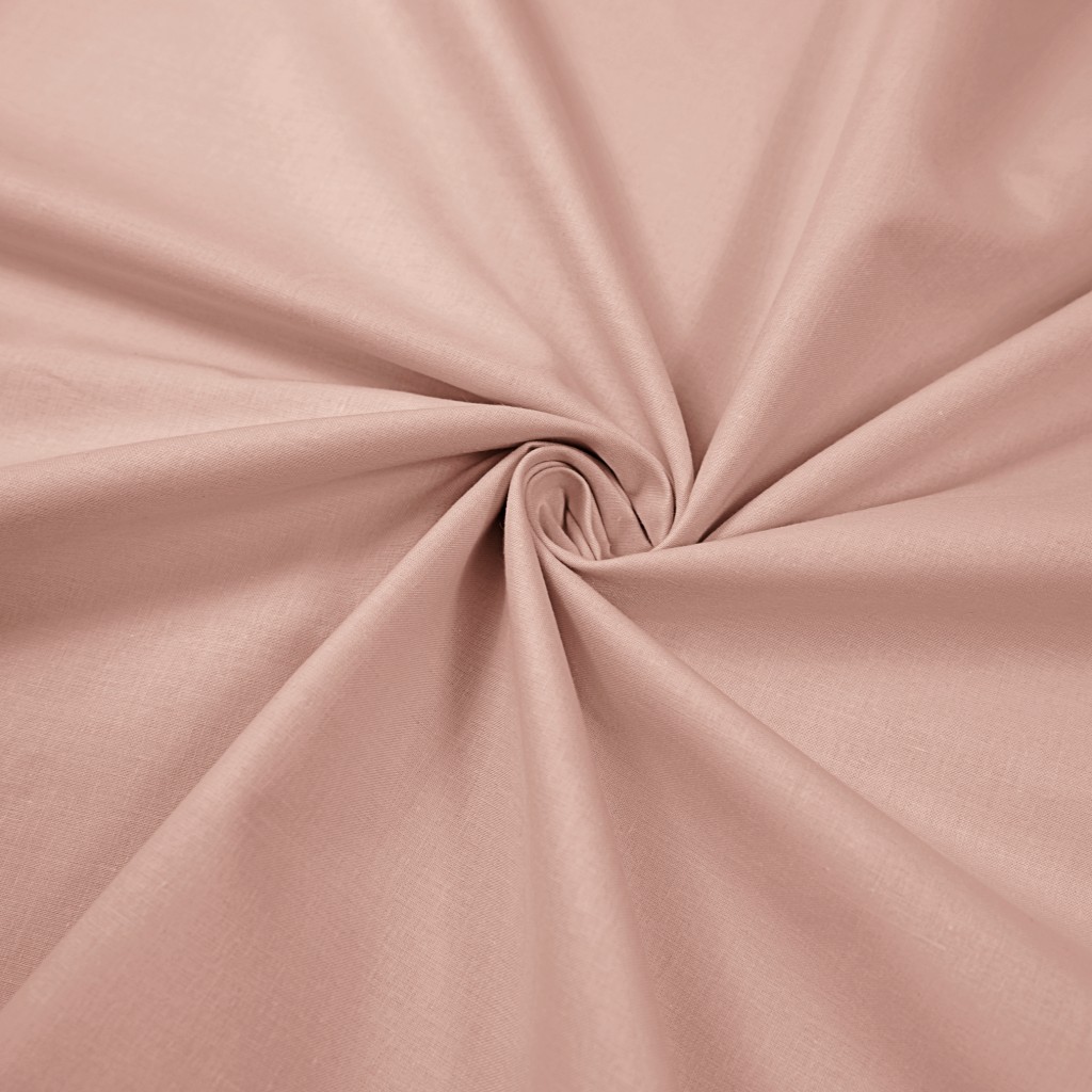 Dirty pink plain cotton - 220cm (DT)