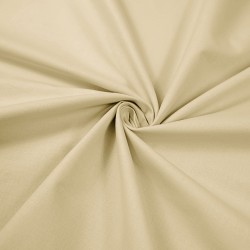 Warm beige plain cotton fabric (KR)