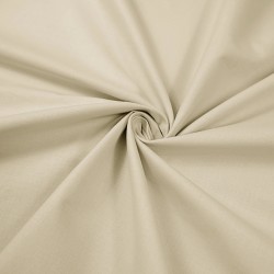 Beige plain cotton fabric (KR)