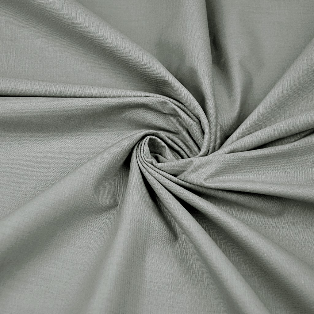 Grey plain cotton fabric (KR)