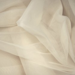 Decorative tulle soft - beige