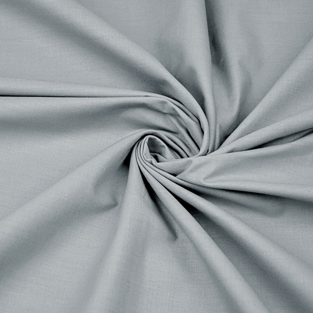 Light gray plain cotton 220cm (DT)