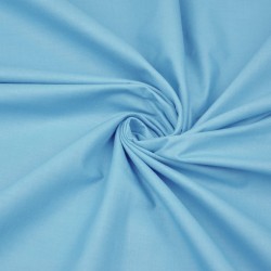 Plain cotton blue 220cm