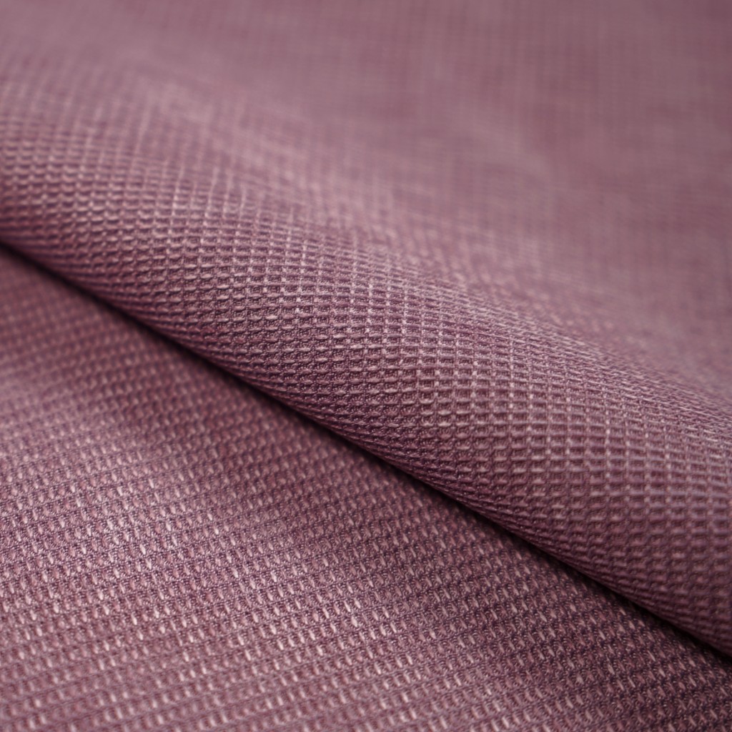 Waterproof waffle fabric - pastel plum