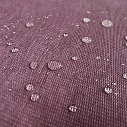 Waterproof waffle fabric - pastel plum