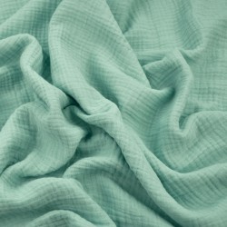 Muslin Double gauze cotton Jadeite