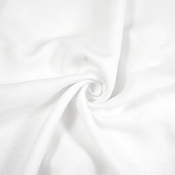 Clothing 100% Linen fabric - 185 gms - white