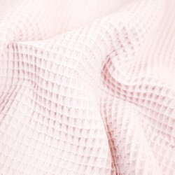 Cotton Waffle - Powder Pink