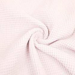 Cotton Waffle - Powder Pink