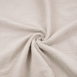 Muslin cotton double gauze - Sand