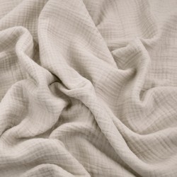 Muslin cotton double gauze - Sand