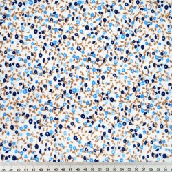 Flannel blue and navy blue meadow on a white background