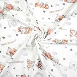 Cotton muslin sleeping Teddy bears Good Night