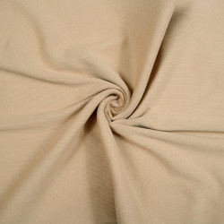 Ribbed knit fabric - dark beige