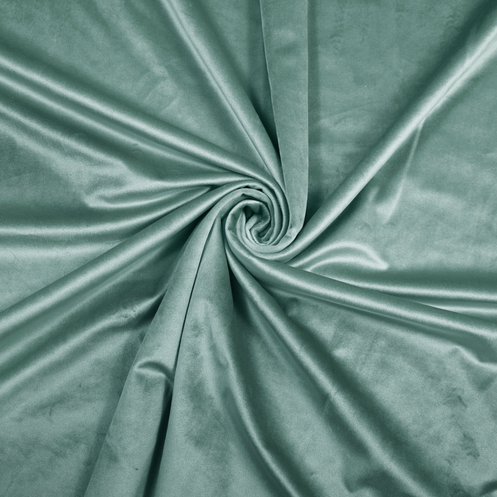 Curtain velvet 220g - gray green