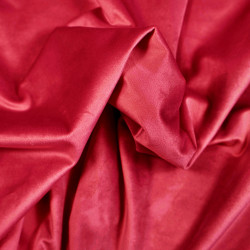 Curtain velvet - mild carmine 220g