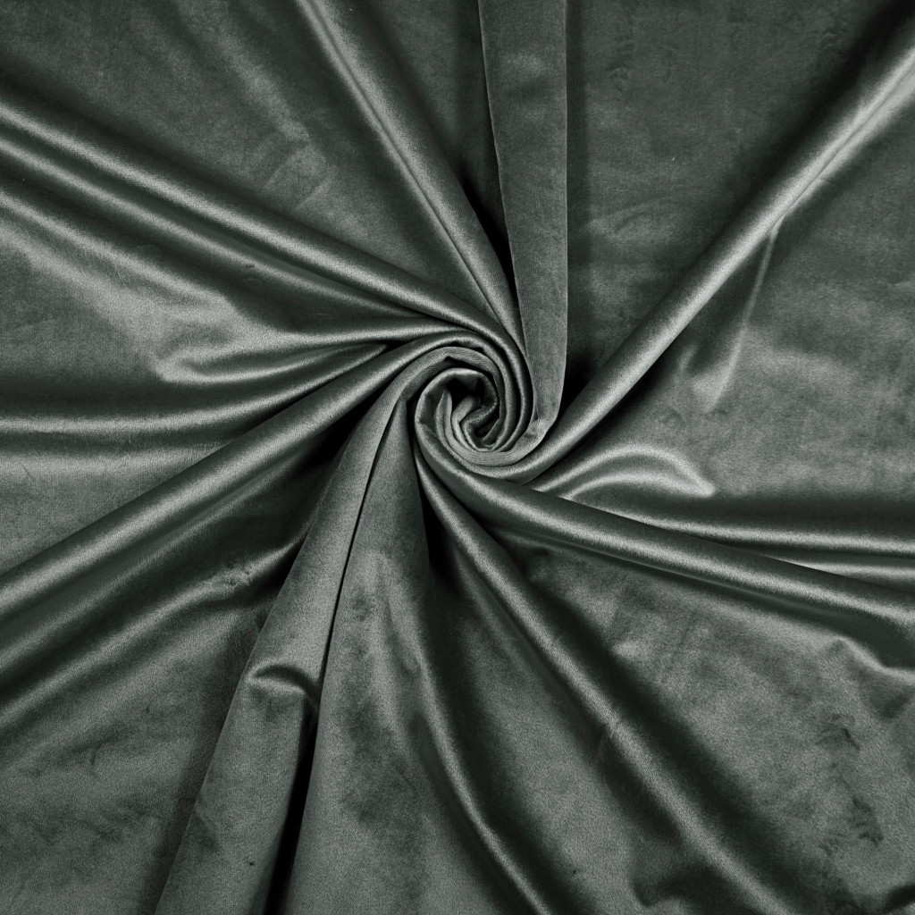 Curtain velvet 220g - dark gray of the palace