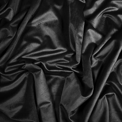 Curtain velvet - exquisite black