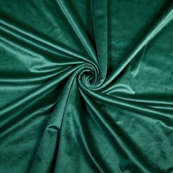 Curtain velvet - royal green