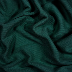 Ribbed knit fabric - bottle green