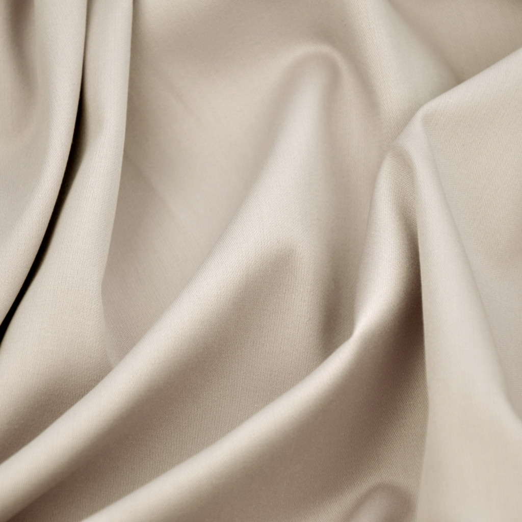 Cotton SATIN Premium - Cold beige - 220 cm