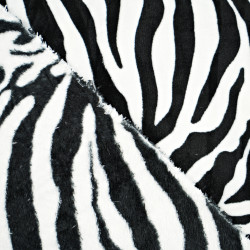 Soft fleece Zebra pattern