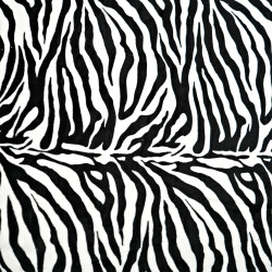 Soft fleece Zebra pattern