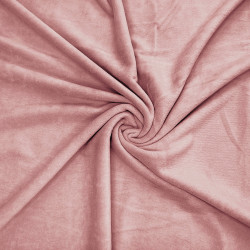 Cotton velour - retro pink