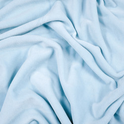 Cotton velour - light blue