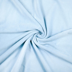 Cotton velour - light blue