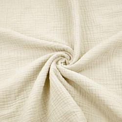 Muslin cotton double gauze - Linen color