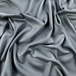 Grey Cotton SATIN 225cm (sanforized)