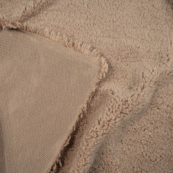 Lamb Sherpa fleece - brown