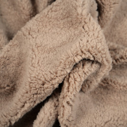 Lamb Sherpa fleece - brown