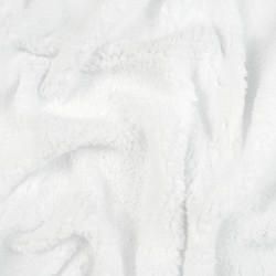 Lamb Sherpa fleece - white