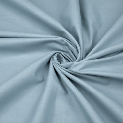 Gray blue plain cotton fabric - 007