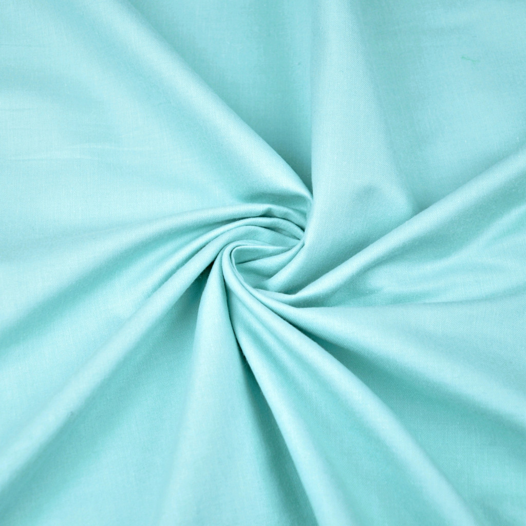 Cotton SATIN Premium - light turquoise