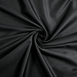 Cotton SATIN Premium - black - 220 cm