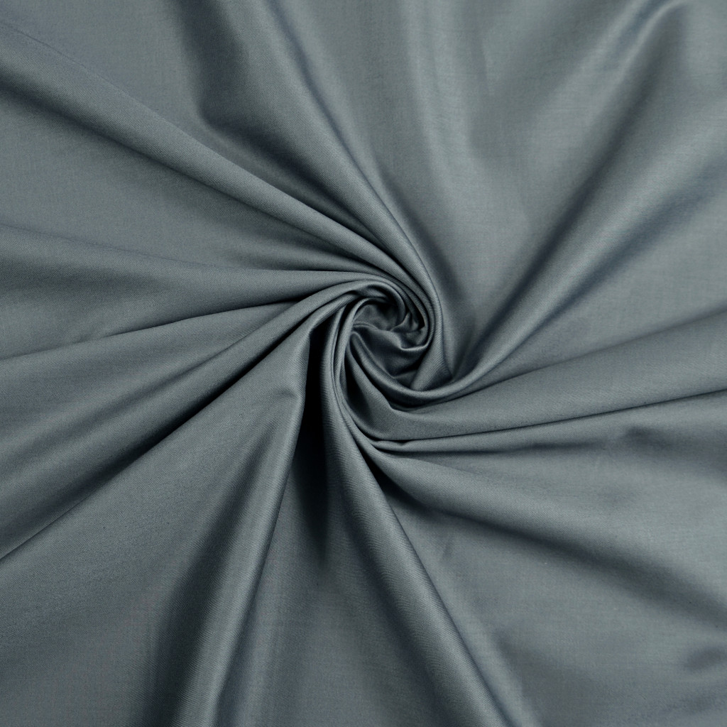 Cotton SATIN Premium - dark gray - 220 cm