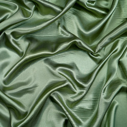 Satin cloth fabric - olive