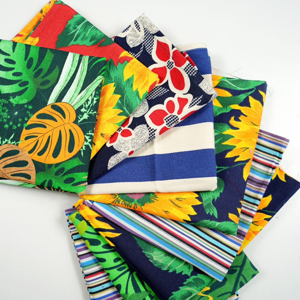 Sun lounger fabric MIX scraps - 1kg