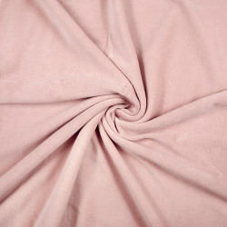 Cotton velour - dirty pink