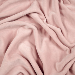 Cotton velour - dirty pink