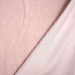 Cotton velour - dirty pink