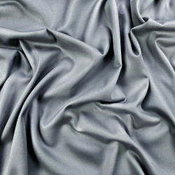 Grey Cotton SATIN 225cm (sanforized)