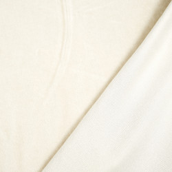 Cotton velour - cream