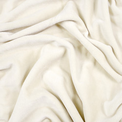 Cotton velour - cream