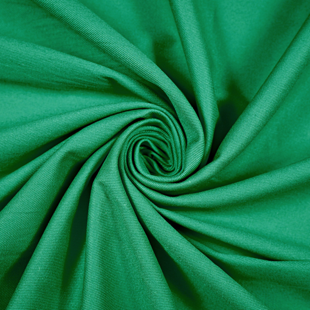 Drill fabric green