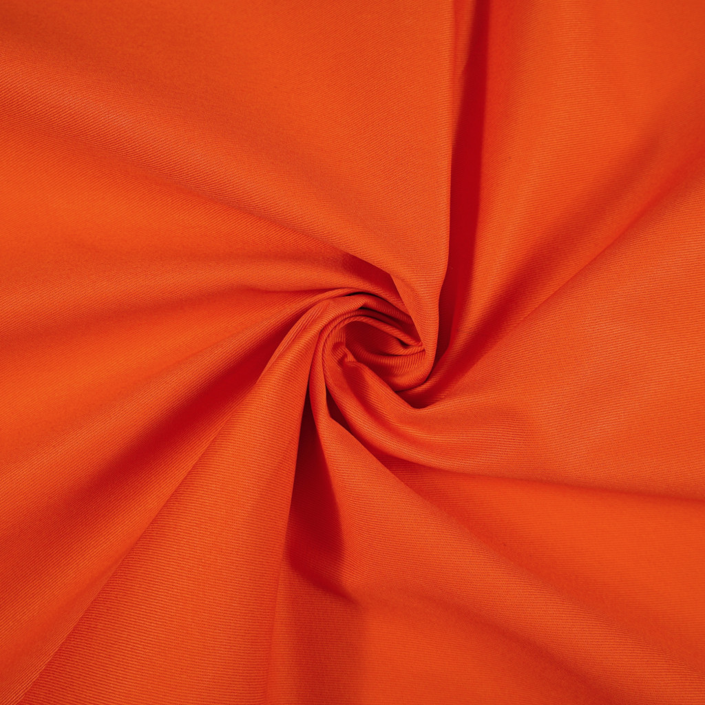 Orange drill fabric - 7